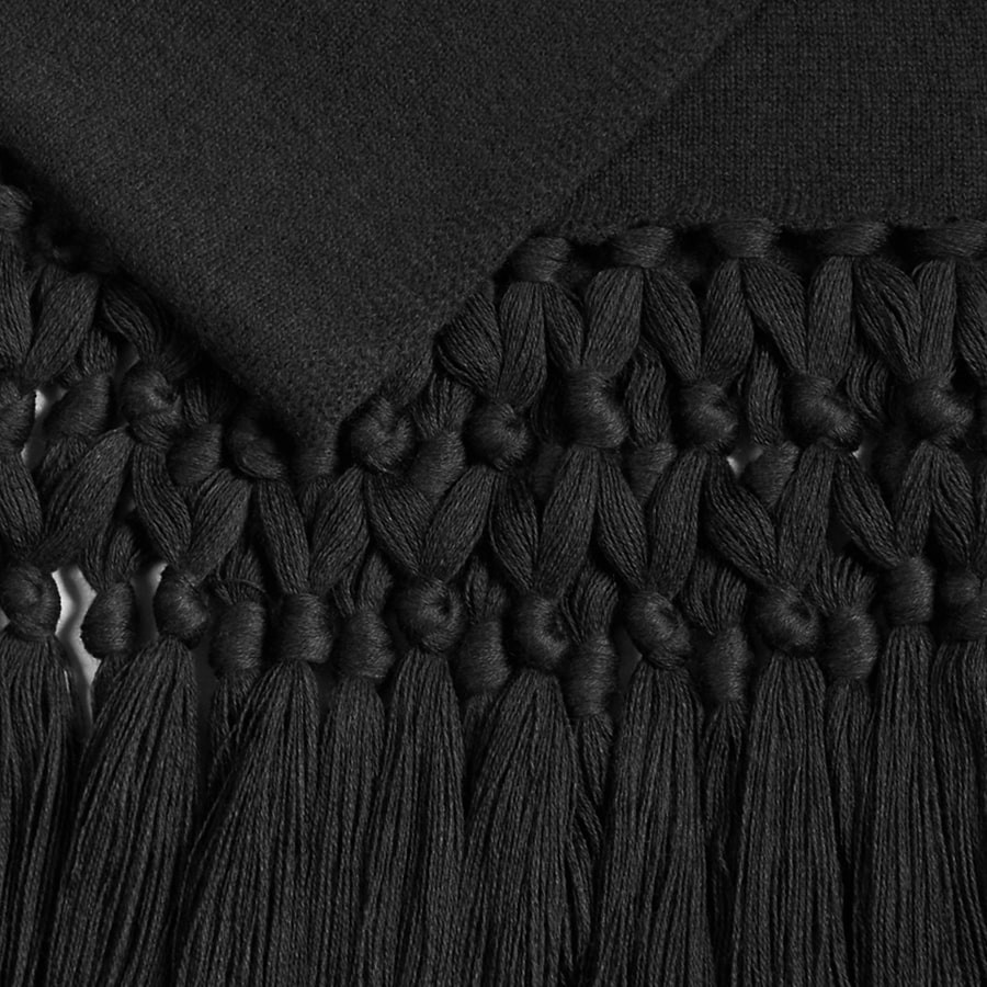 Écharpe Homme Ceres Noire - Style Intemporel - Neuf Sans étiquette