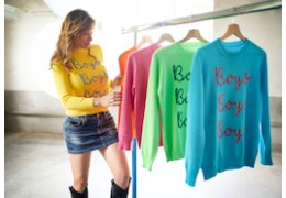"Boys": a pullover collection in collaboration with Sabrina Salerno